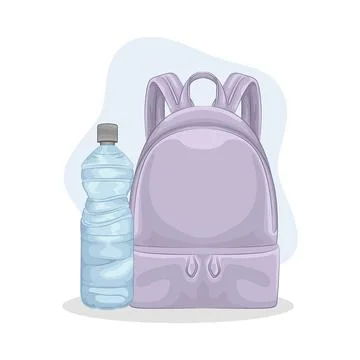 Backpack Illustration Illustrazione stock