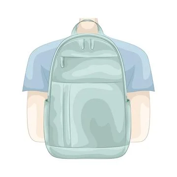 Backpack Illustration Illustrazione stock