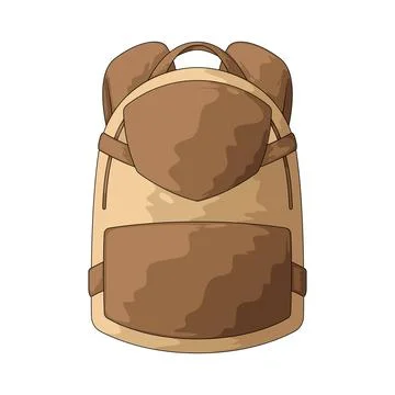 Backpack illustration Stockillustratie