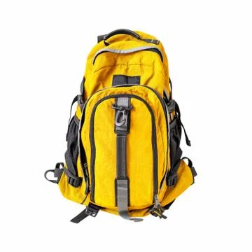 Backpack isolated w/ path Stock Photos