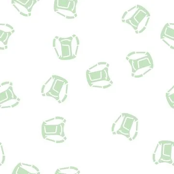 Backpack motorcycle glyph vector seamless pattern 库存插图