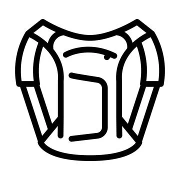 Backpack motorcycle line icon vector illustration Illustrazione stock