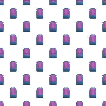 Backpack pattern background repeating school bag rucksack イラスト素材