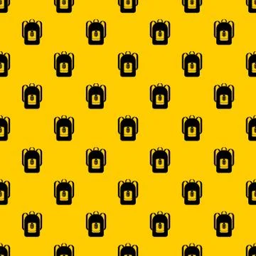 Backpack pattern 库存插图
