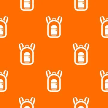 Backpack pattern seamless Illustrazione stock
