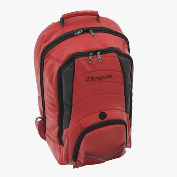 Backpack Red 3D Model 3D Model