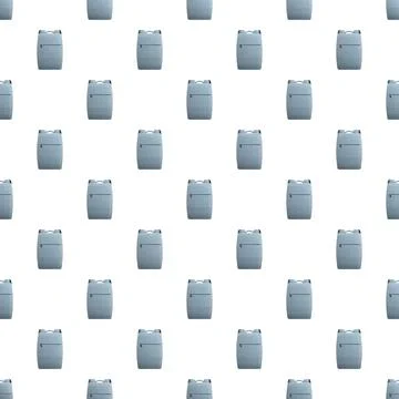 Backpack seamless pattern background for travel school Illustrazione stock