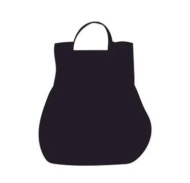 Backpack silhouette, vector, Stock Illustration
