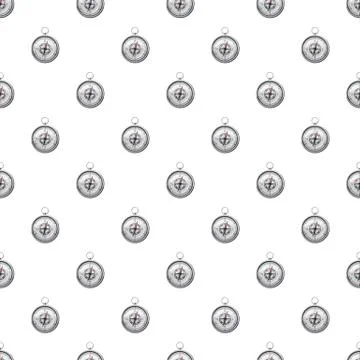 Backpack for travel pattern Illustrazione stock