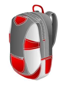 Backpack university Stock Illustration