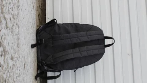 Backpack white background Stock Photos