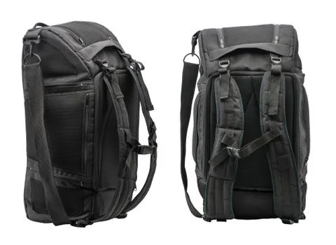 Backpack on white background Stock Photos