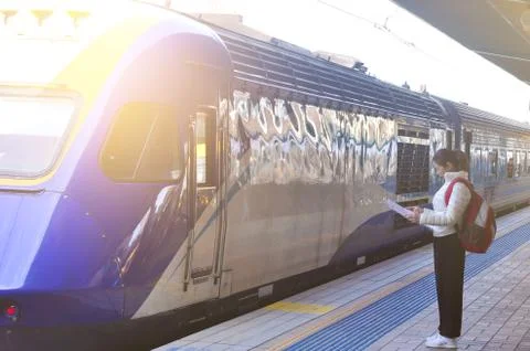 Backpacker travel Stock Photos