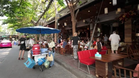 Backpacking district of Khao San Road is the traveler hub of South East Asia 動画素材 314530808