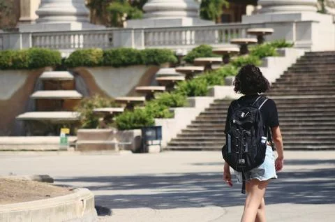 Backpacking life Stock Photos