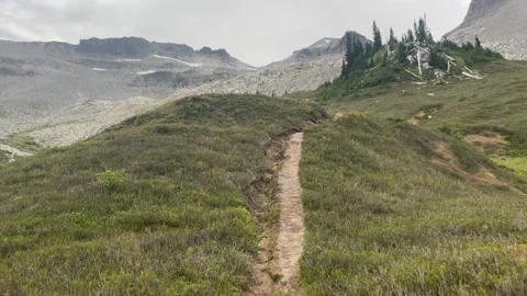 Backpacking PCT, Glacier Peak wilderness Stock Footage 221581572
