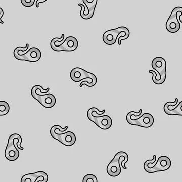 Backpacking shovel titanium ultralight vector seamless pattern イラスト素材