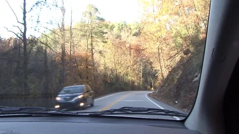 Backroad driving Stock Footage 79225870