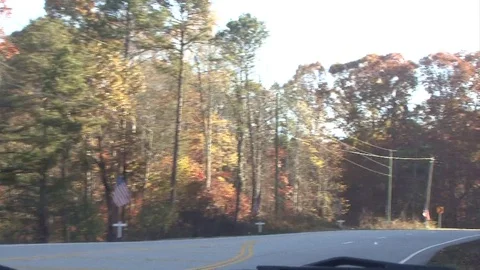 Backroad driving Stock Footage 79225890