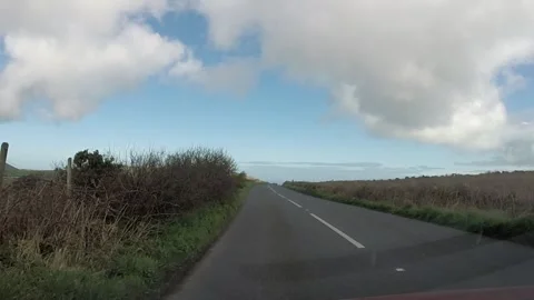 The backroads into St Ives Stock Footage 254575202