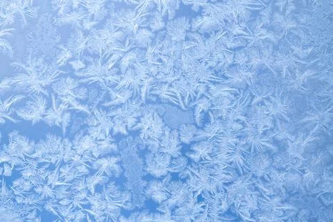 Backround of frozen window Stock Photos