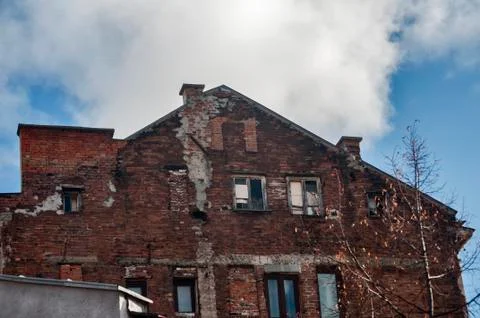 Backside building facade Foto stock