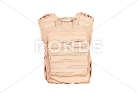 Backside of bullet proof vest.JPG Stock Photos