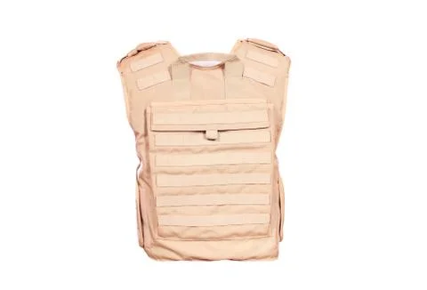 Backside of bullet proof vest.JPG Stock Photos