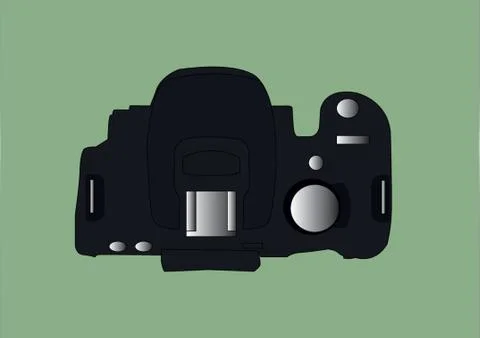 Backside Of Digital Camera イラスト素材