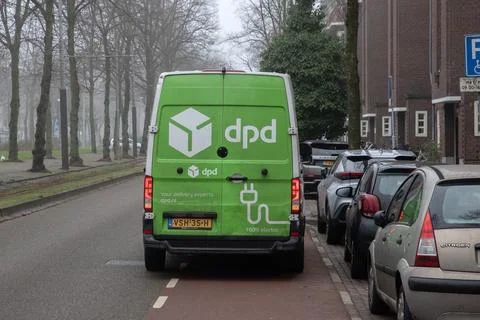 Backside DPD Van At Amsterdam The Netherlands 21-1-2025 Stock Photos