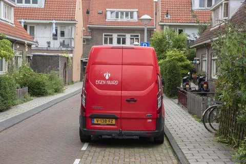 Backside Eigen Haard Company Van At Amsterdam The Netherlands 30-8-2021 Stock Photos