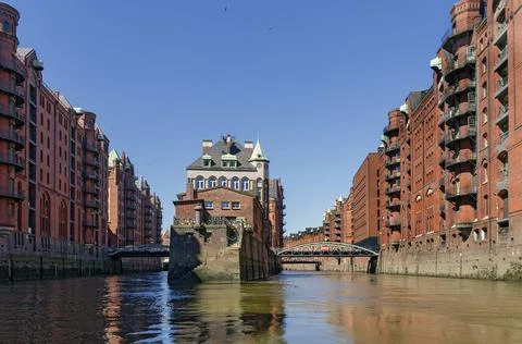 Backside of  the Fleetschloesschen Stock Photos
