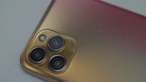 Backside of the smartphone 스톡 동영상 169692597