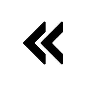 Backsight mark icon. Element of minimalistic icon for mobile concept and web Stock Illustration
