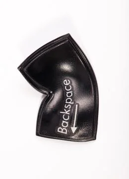 Backspace key distorted Stock Photos