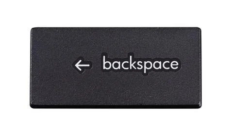 Backspace key Stock Photos