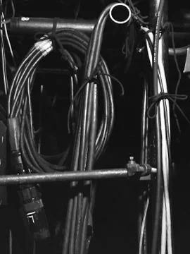 Backstage Cables Stock Photos