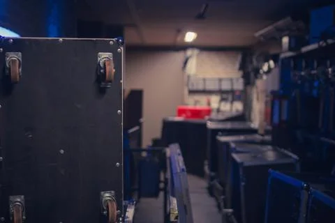 Backstage at concert Stock Photos