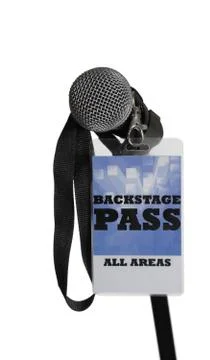Backstage Pass Stock Photos