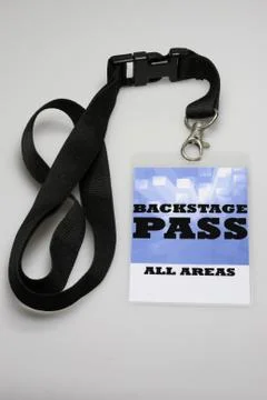 Backstage Pass Stock Photos