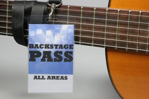 Backstage Pass Stock Photos