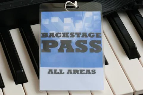Backstage Pass Stock Photos