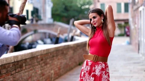 Backstage of the Photo Shoot Stock Footage 118988889