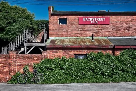 Backstreet pub c Stock Photos