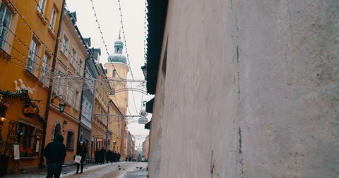Backstreets of Warsaw, Poland (4K) Video stock 101296440