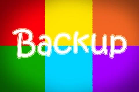 Backup concept Stock Illustration
