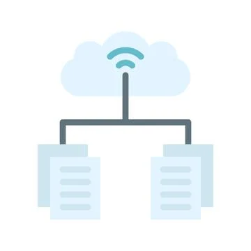 Backup Copy Icon Image. Stock Illustration