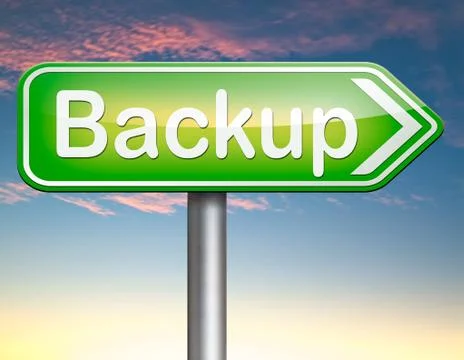 Backup data Stock Illustration