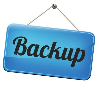Backup data Illustrazione stock