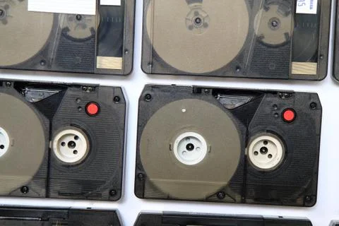 Backup data tape background Foto stock